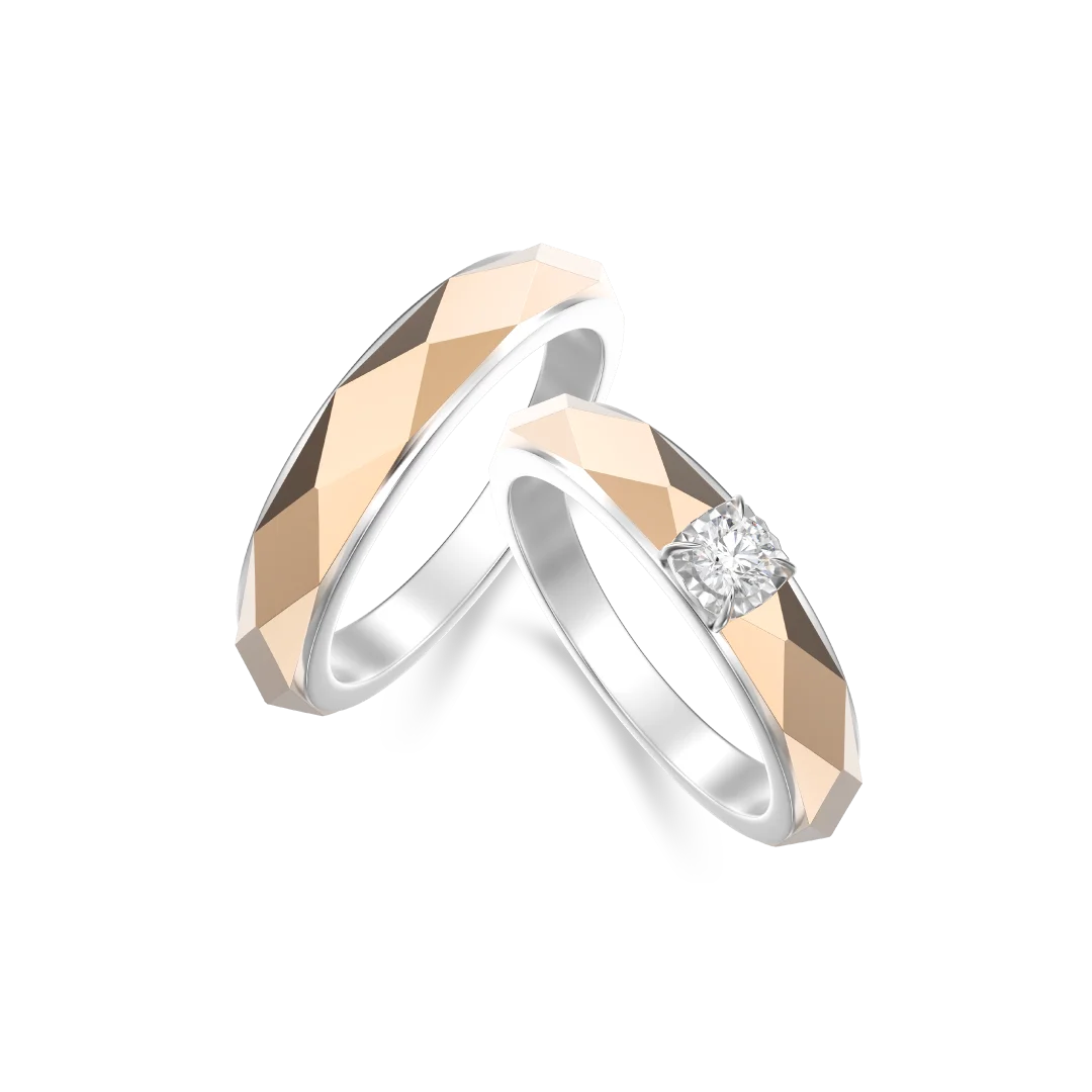 Amora Wedding Ring (bride) hover